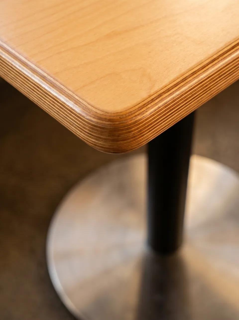 Birch Ply-Edge Disc Table