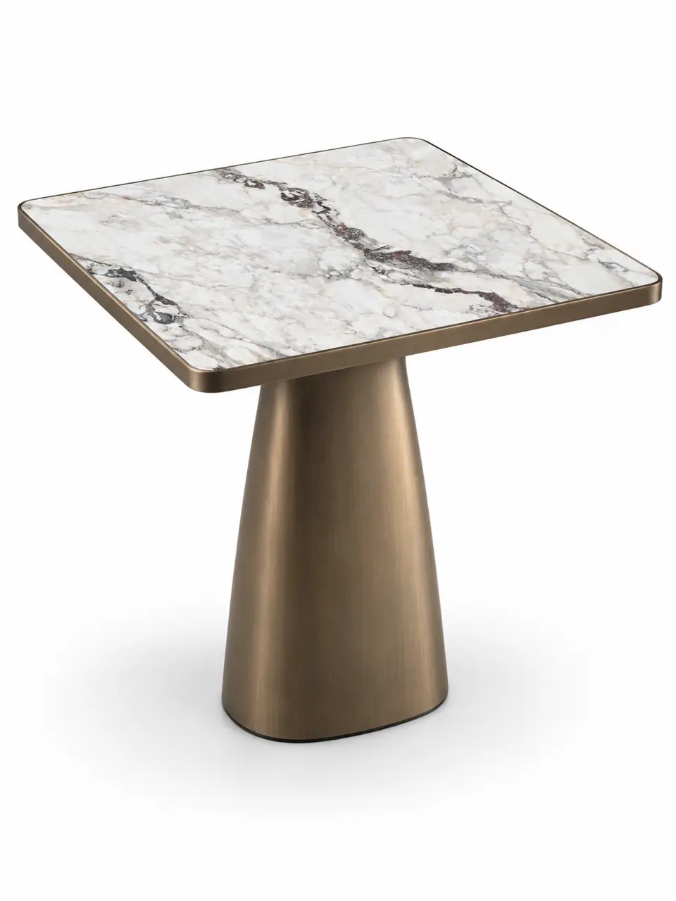 Bronze Taper Pedestal Table