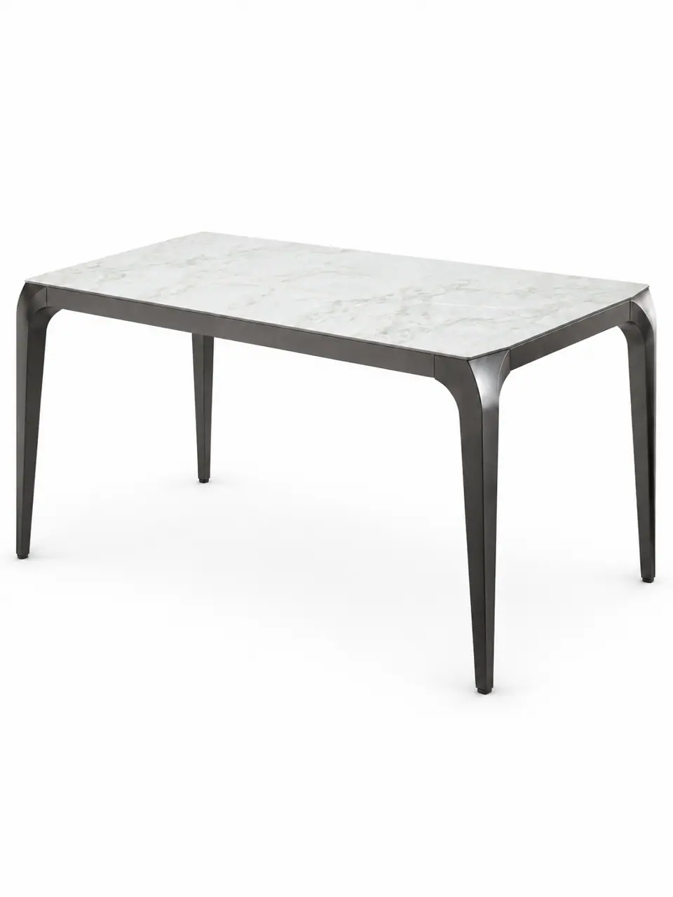 Ice Marble Gunmetal Long Table